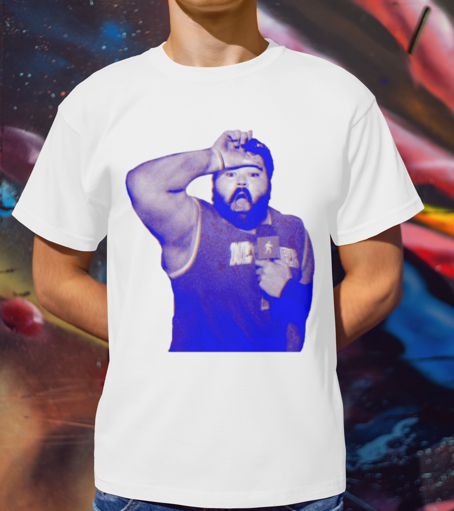 "Karltowns Wearing Jason Dantona NYC Basketball Theme Blue Tone" T-Shirt