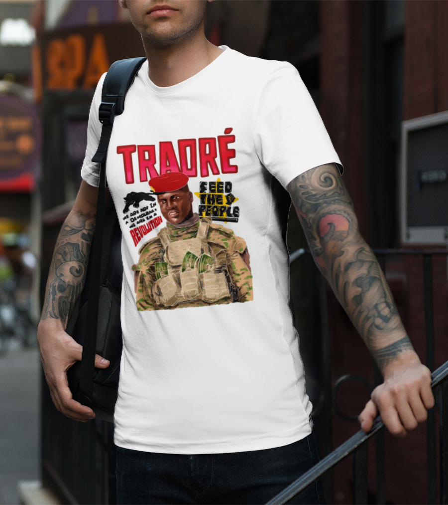 Traoré Revolution Ibrahim Feed The People T-Shirt