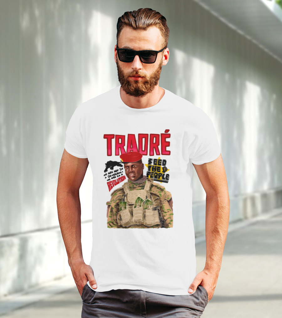 Traoré Revolution Ibrahim Feed The People T-Shirt