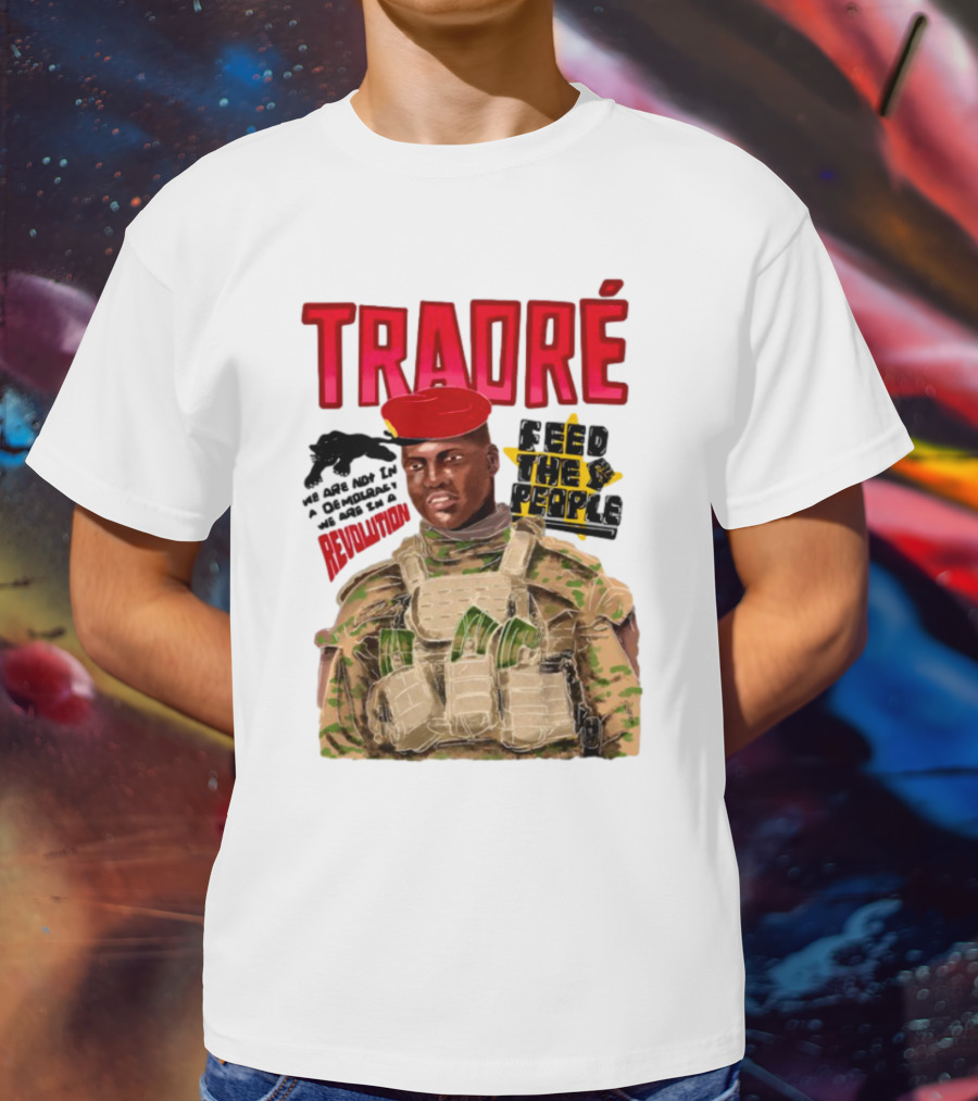 Traoré Revolution Ibrahim Feed The People T-Shirt