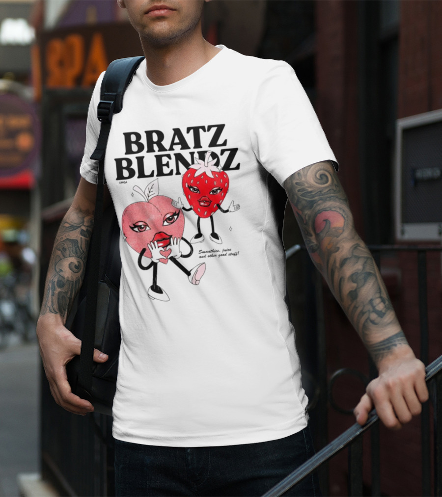 Sad Patron Stylin Bratz Blendz Fruit Characters T-Shirt