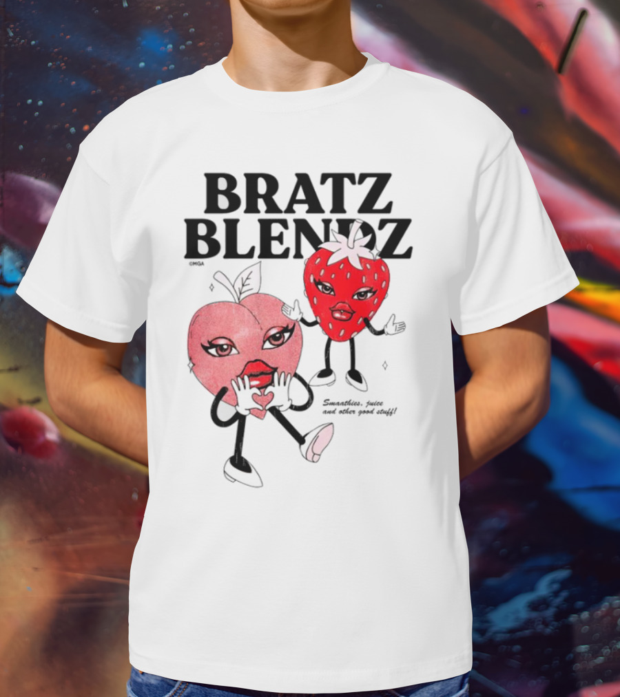 Sad Patron Stylin Bratz Blendz Fruit Characters T-Shirt