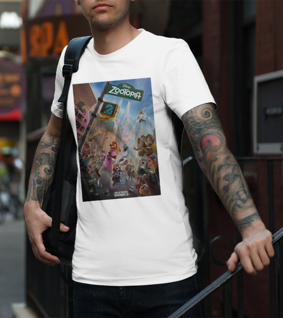 Disney Zootopia 2 Movie November 26 Only In Theaters T-Shirt