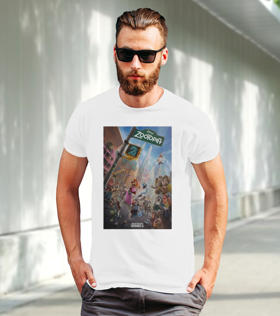 Disney Zootopia 2 Movie November 26 Only In Theaters T-Shirt
