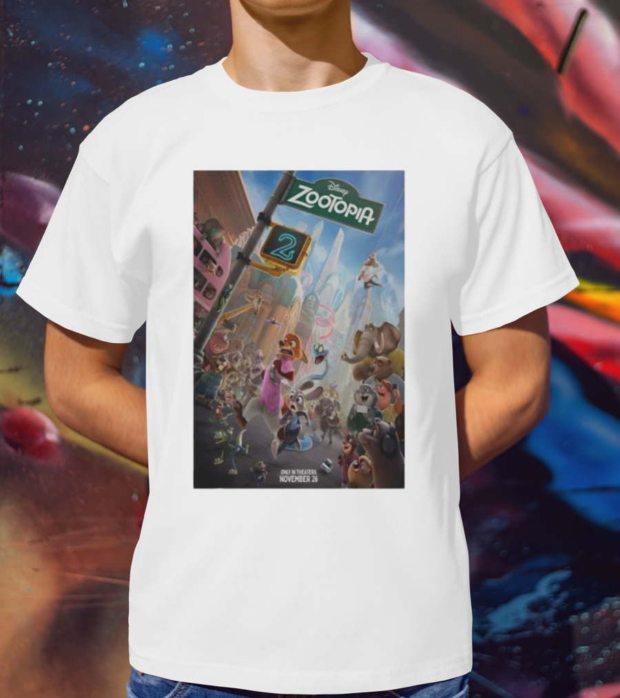Disney Zootopia 2 Movie November 26 Only In Theaters T-Shirt