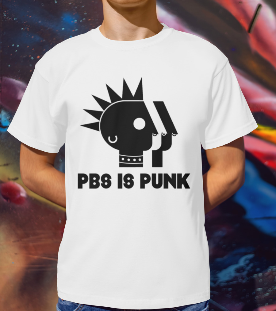 Two Crow Collective PBS Is Punk Vintage Cassette Vinyl Roots T-Shirt