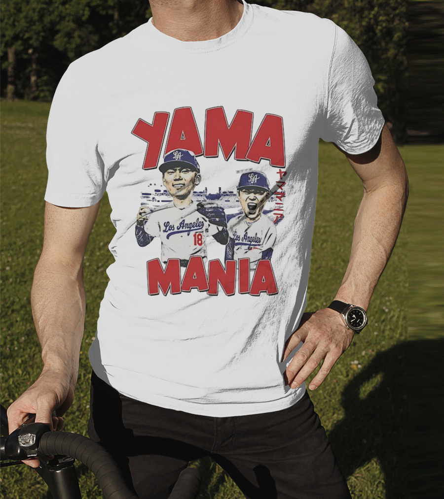 Yama Mania Los Angeles Dodgers Baseball Player 18 T-Shirt