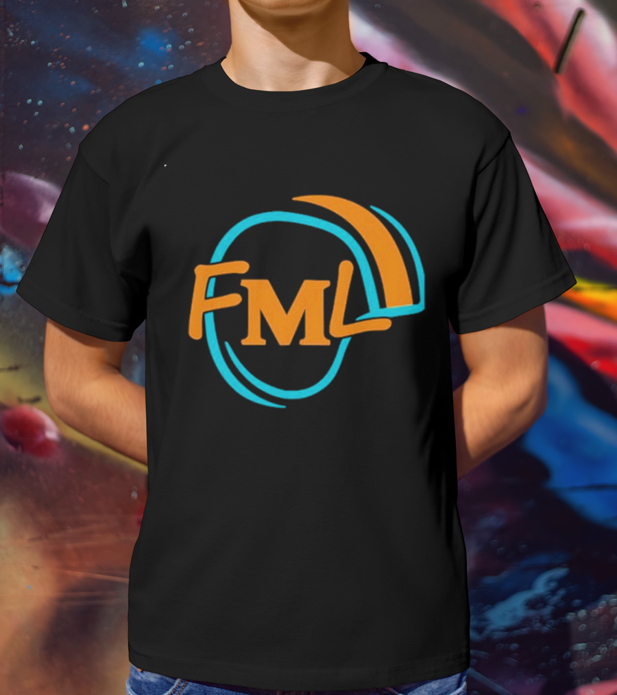 Miami Dolphins Fml Aqua Orange Football T-Shirt