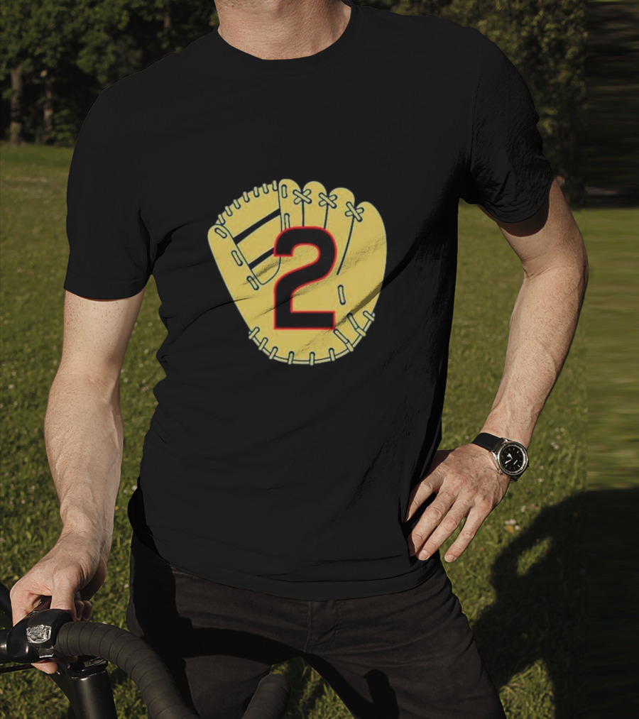 Nico Hoerner Baseball Glove Number 2 T-Shirt