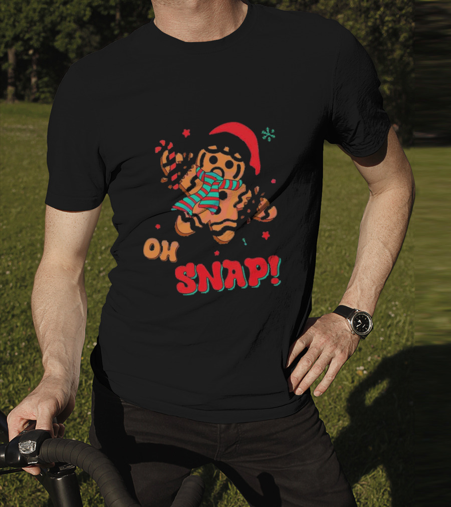 Oh Snap Gingerbread Christmas T-Shirt