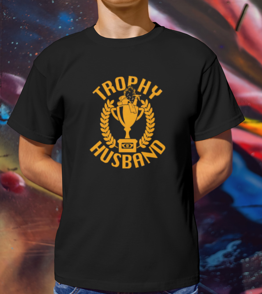 Trophy Husband Golden Cup Laurel T-Shirt
