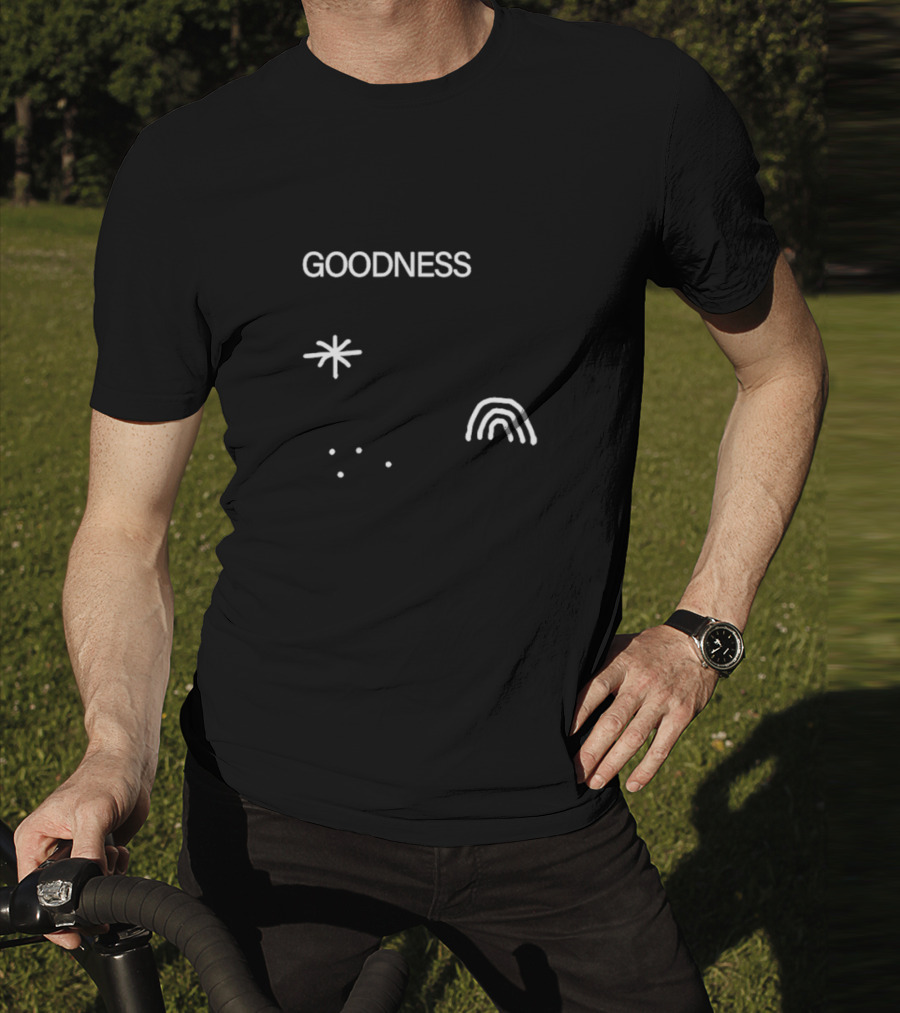 GOODNESS Star Rainbow And Dots By Chris Stedman T-Shirt