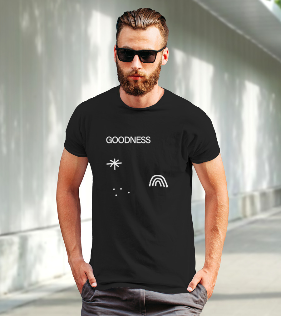 GOODNESS Star Rainbow And Dots By Chris Stedman T-Shirt
