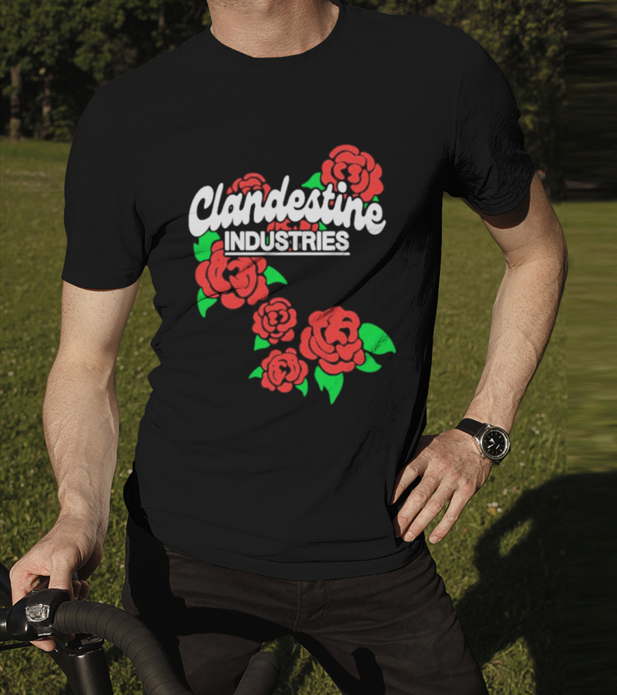 Clandestine Industries Red Roses T-Shirt