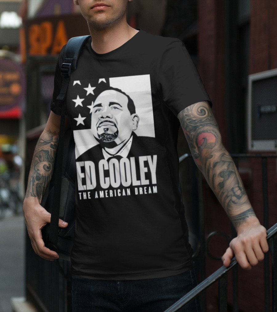 Ed Cooley The American Dream USA Flag T-Shirt