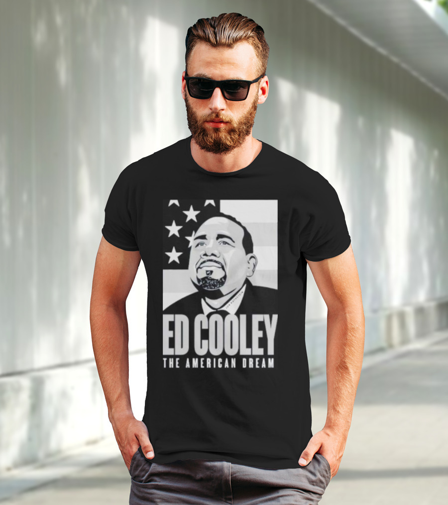 Ed Cooley The American Dream USA Flag T-Shirt