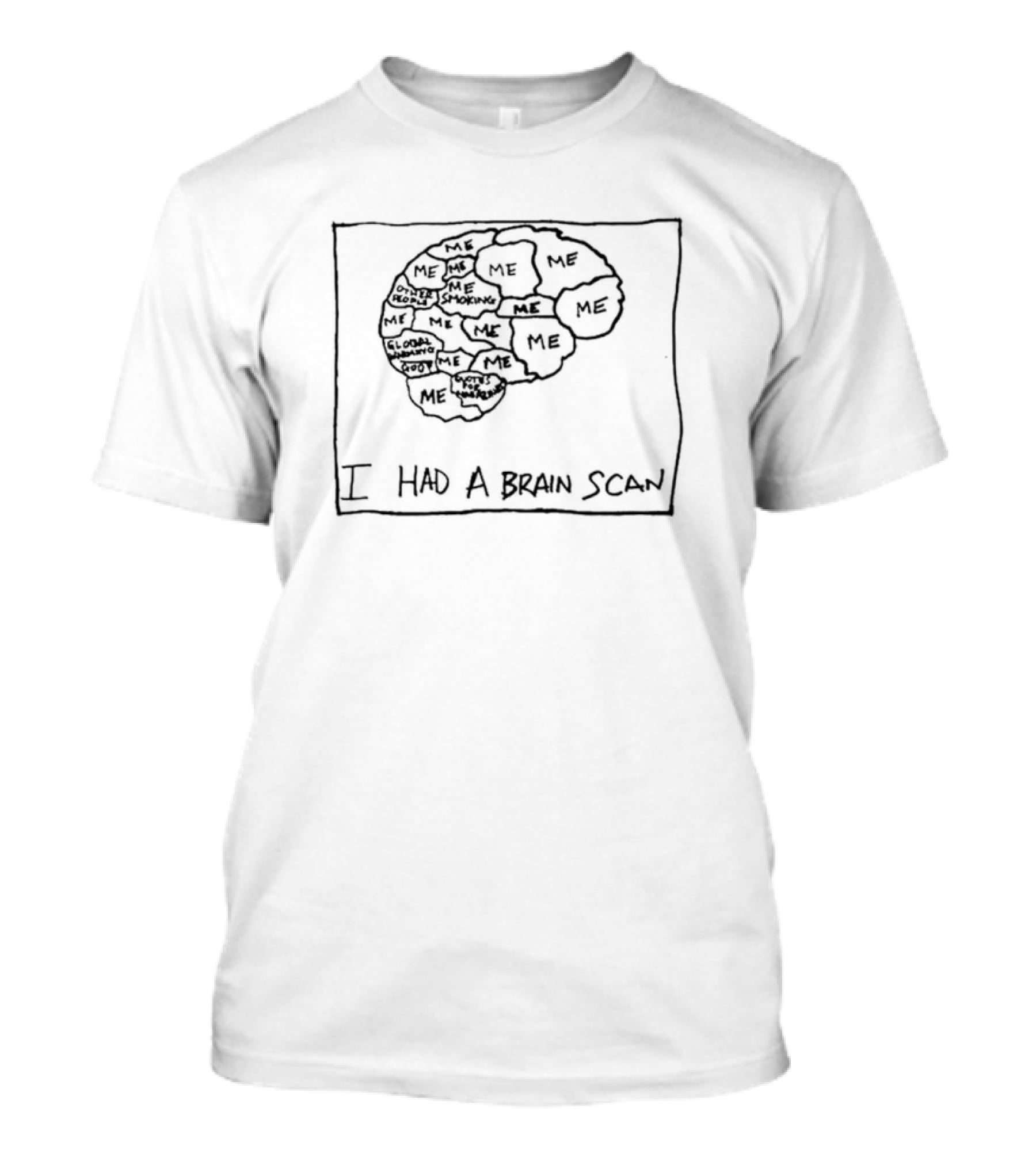 I Had A Brain Scan Me Me Me Me Me Me Me Me Me Global Dominance Me Smoking Me Me Poker Me T-Shirt