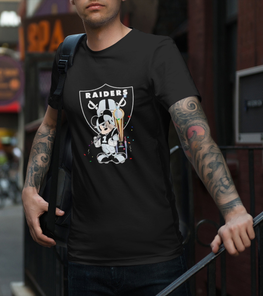 Las Vegas Raiders Mickey Player Trophy T-Shirt