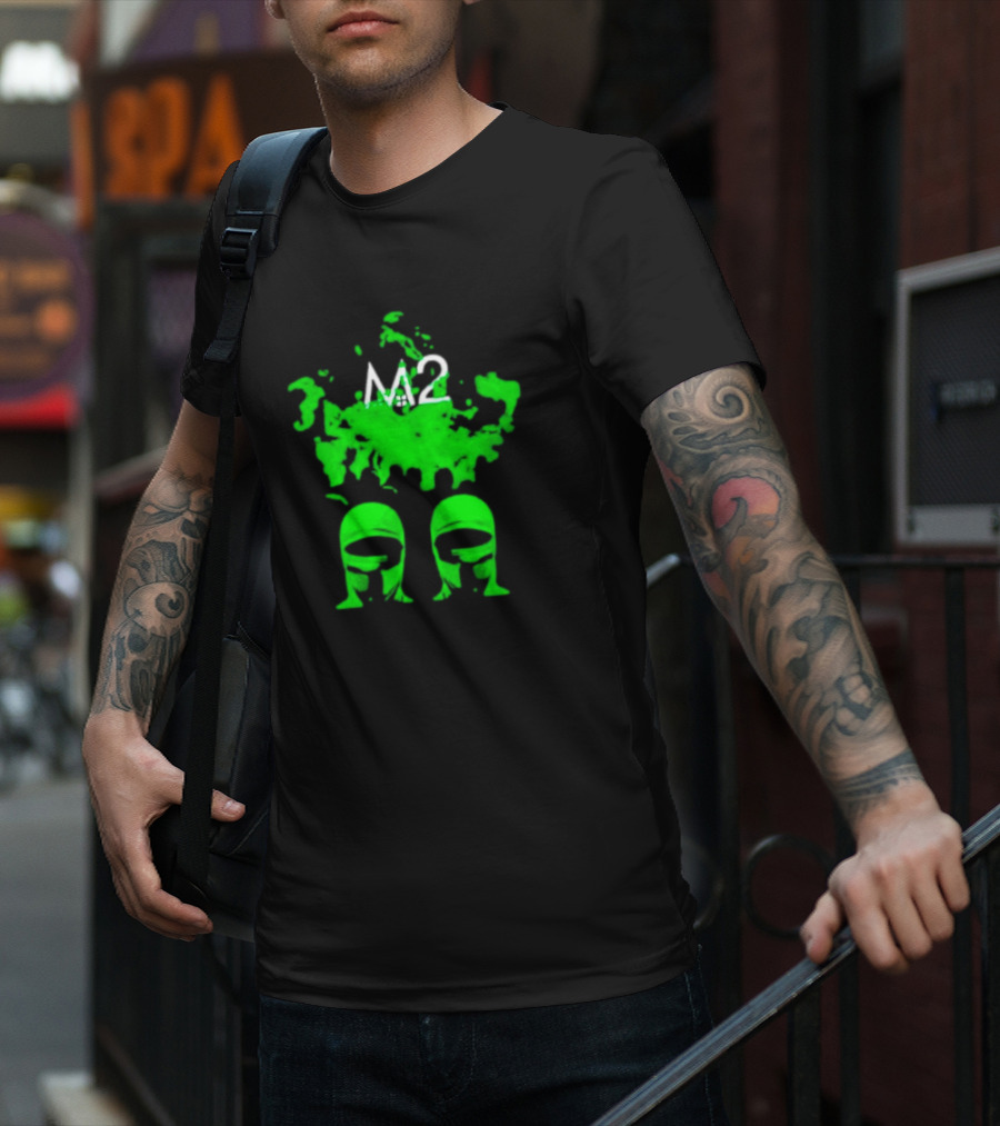Mansionz M2 Green Mask Duo T-Shirt