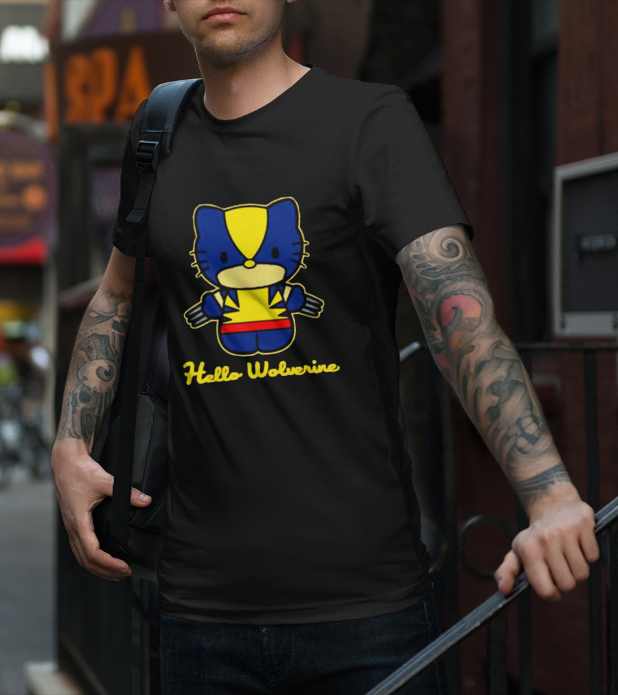 Hello Kitty Hello Wolverine T-Shirt