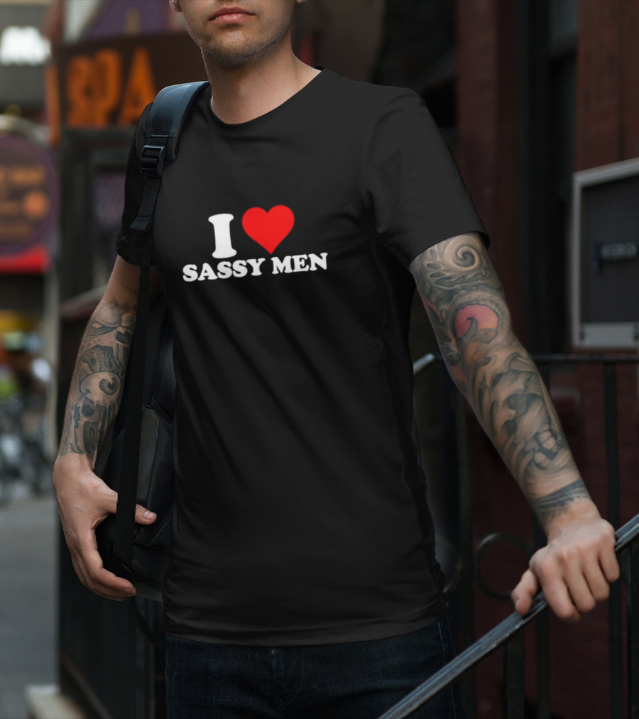 I Heart Sassy Men T-Shirt