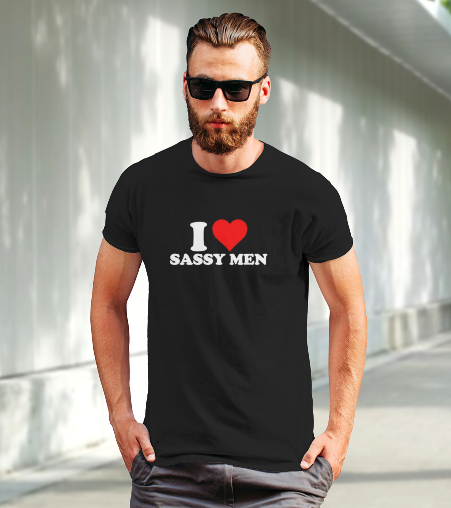 I Heart Sassy Men T-Shirt