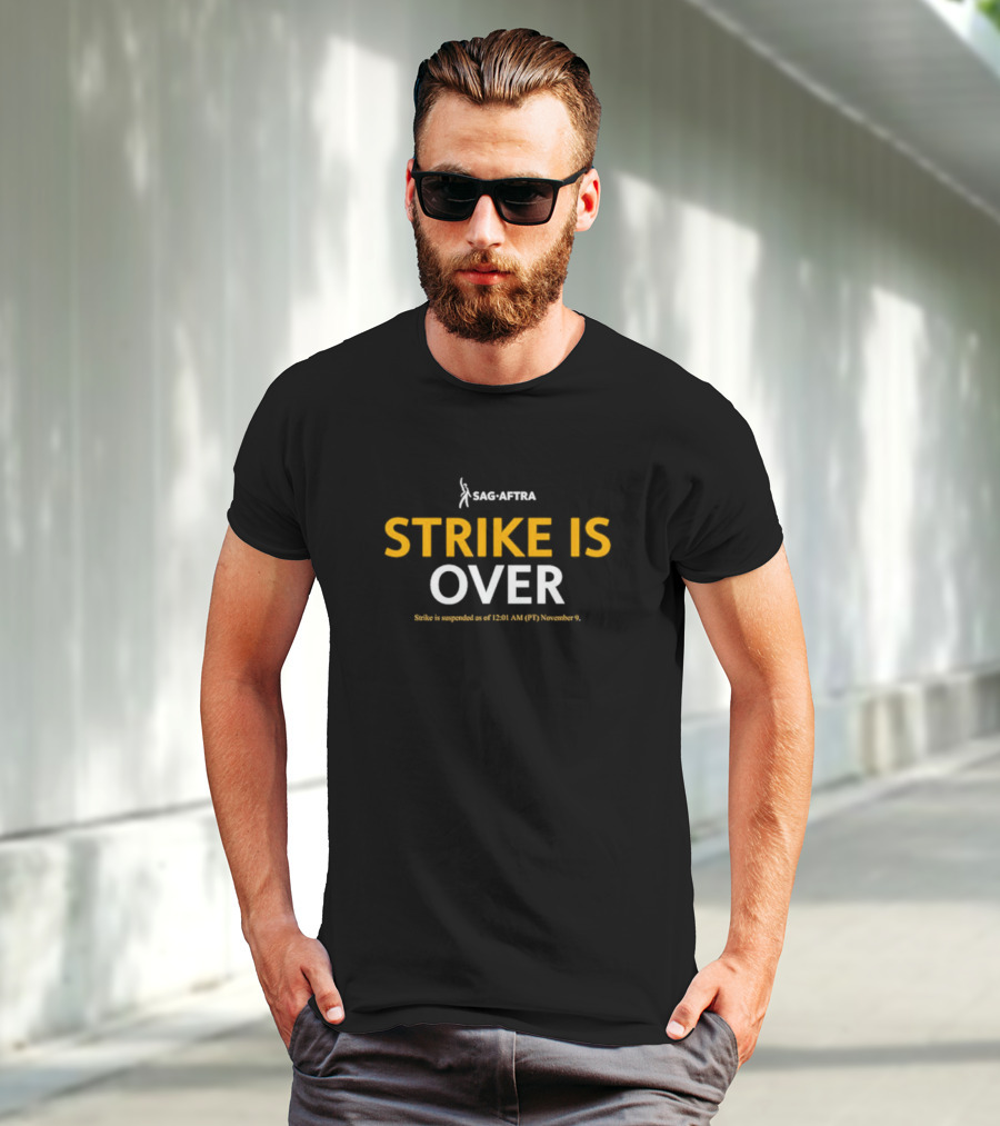 SAG-AFTRA Strike Is Over November 9 T-Shirt