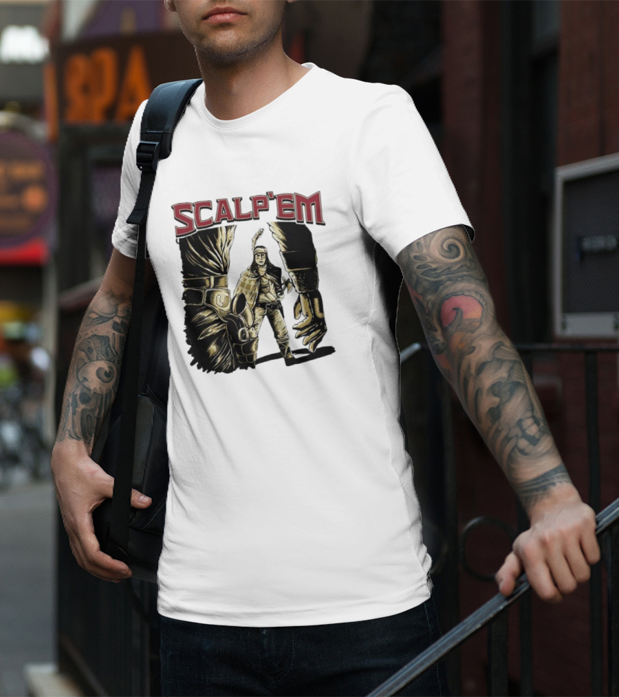 Florida State Seminoles Scalp’em Football Rivalry Showdown T-Shirt