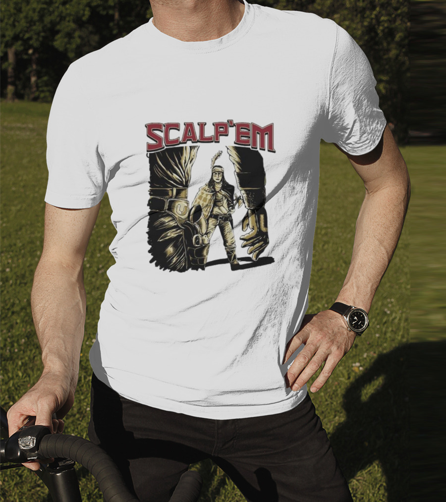 Florida State Seminoles Scalp’em Football Rivalry Showdown T-Shirt