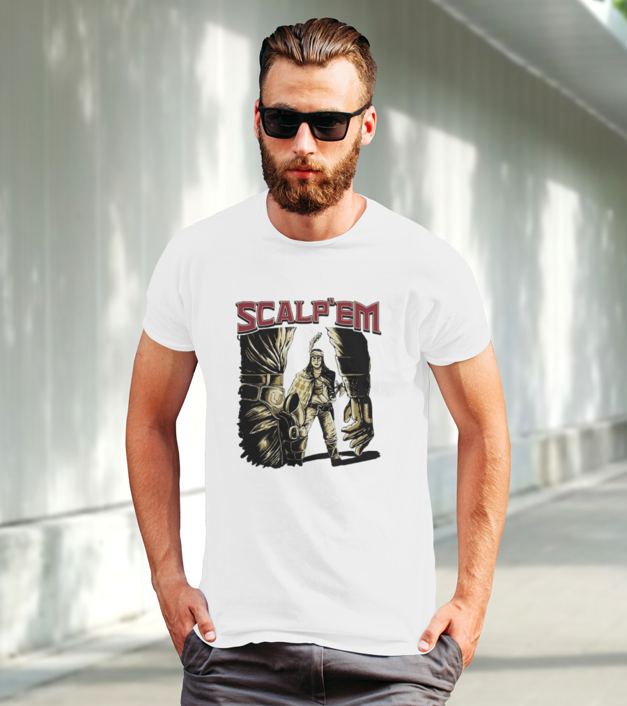 Florida State Seminoles Scalp’em Football Rivalry Showdown T-Shirt