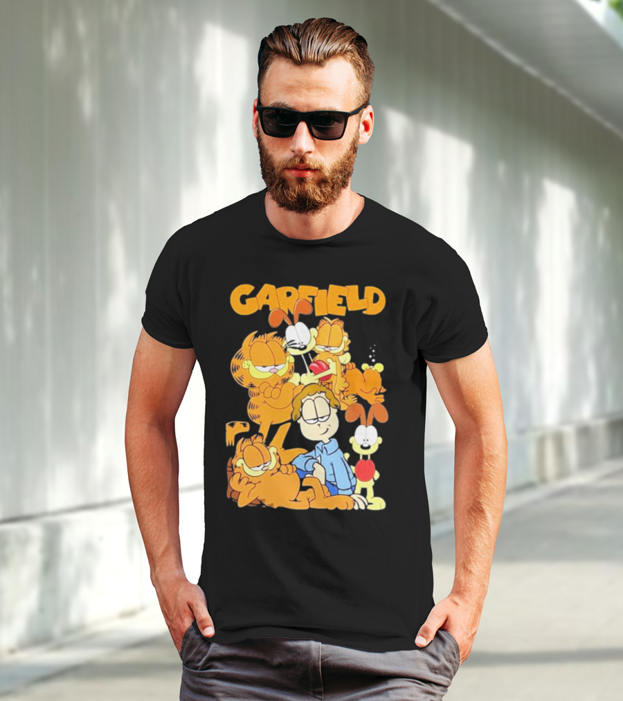 Garfield And Friends Group Character T-Shirt
