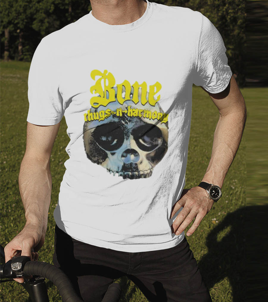 Los Angeles Lakers Bone Thugs-N-Harmony Thuggish Ruggish Skull T-Shirt
