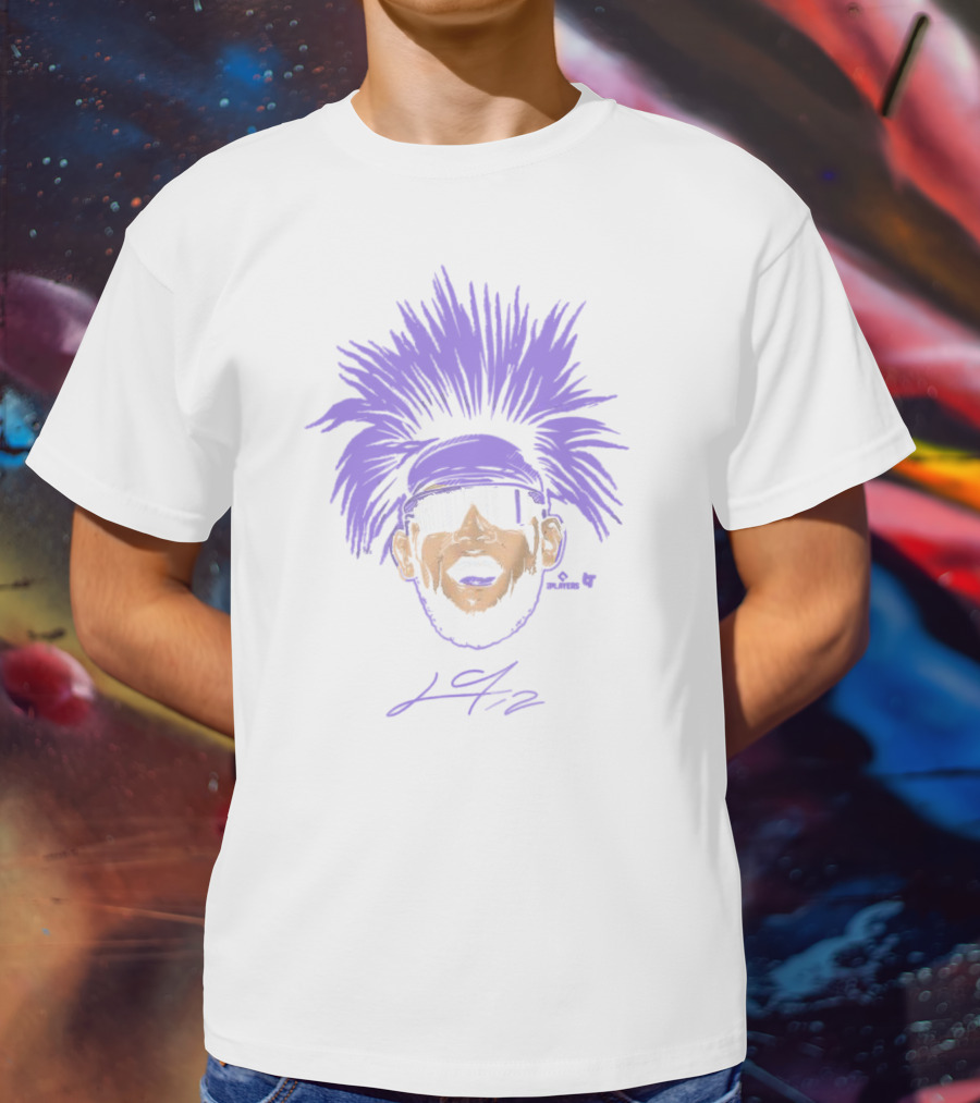 Arizona Diamondbacks Lourdes Gurriel Jr. Swag Head Players Signature L.G.42 T-Shirt