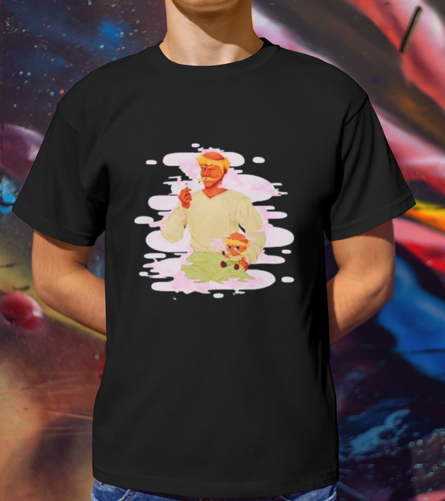 Big And Lil Ditter Smokin' Bonding Session T-Shirt
