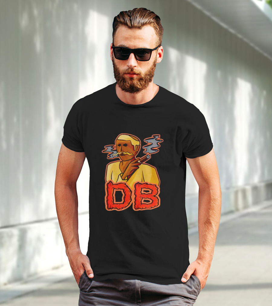 DB OSRS Character Smoking Cigar T-Shirt
