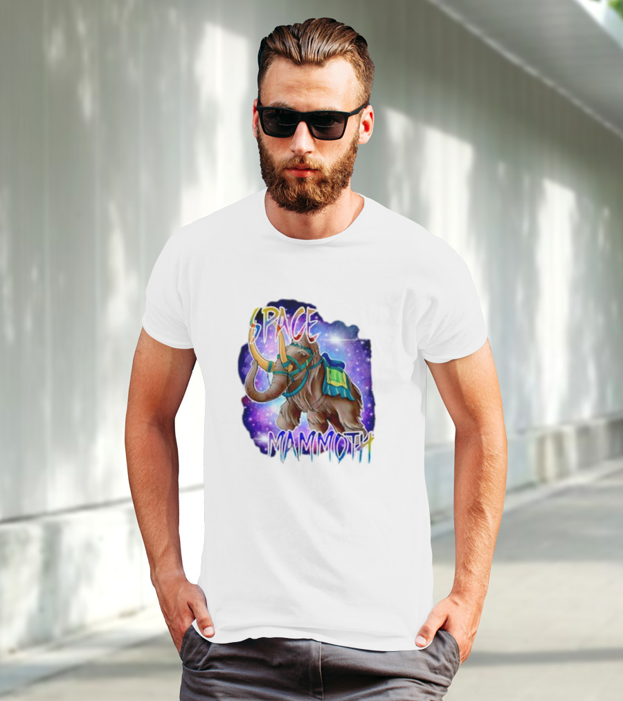 Space Mammoth Cosmic Adventure T-Shirt