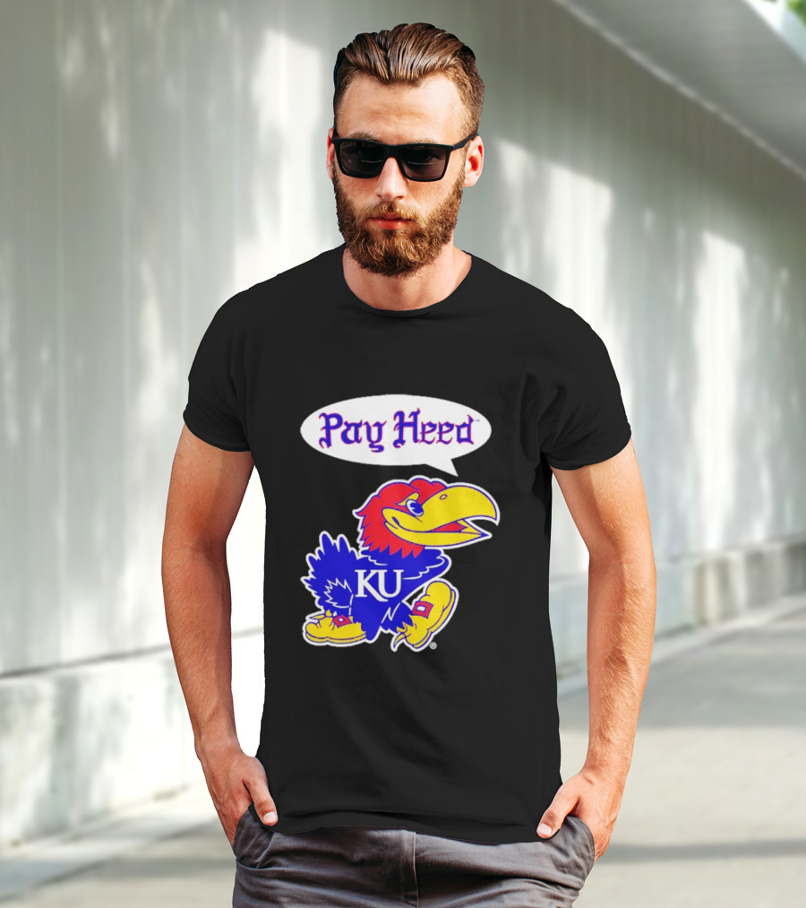Kansas Jayhawks Pay Heed KU T-Shirt