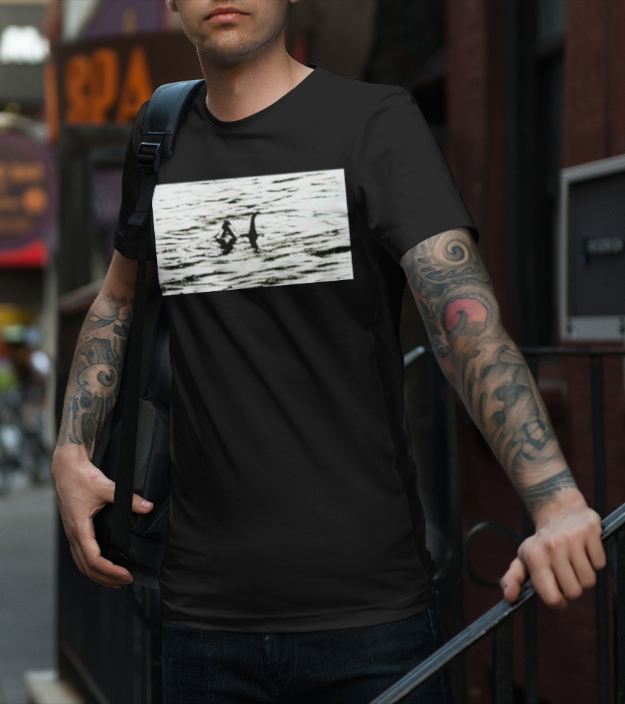 Louis Wearing Palace Nessie Surfers On Loch Ness Monster T-Shirt