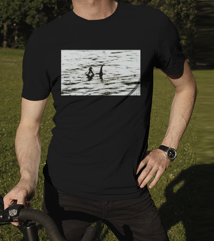 Louis Wearing Palace Nessie Surfers On Loch Ness Monster T-Shirt