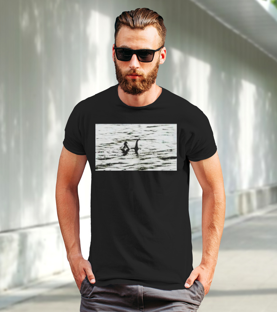 Louis Wearing Palace Nessie Surfers On Loch Ness Monster T-Shirt