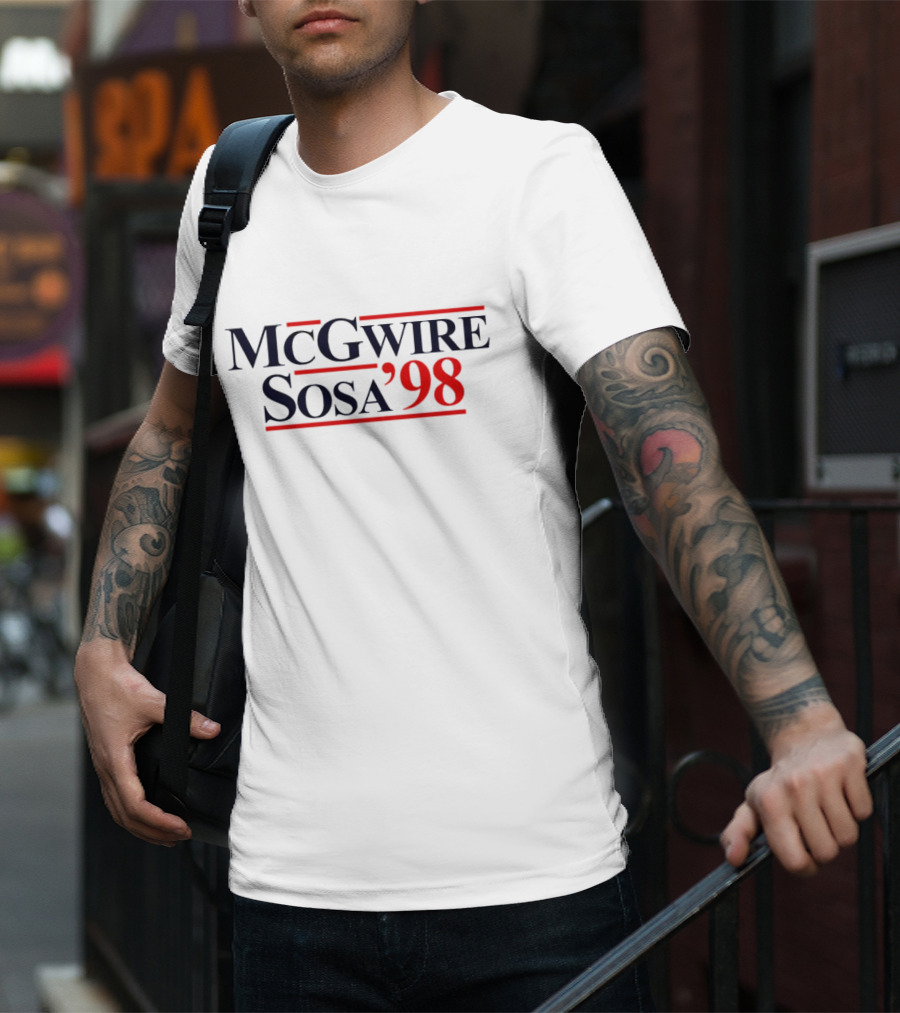 McGwire Sosa '98 Baseball Home Run Chase T-Shirt