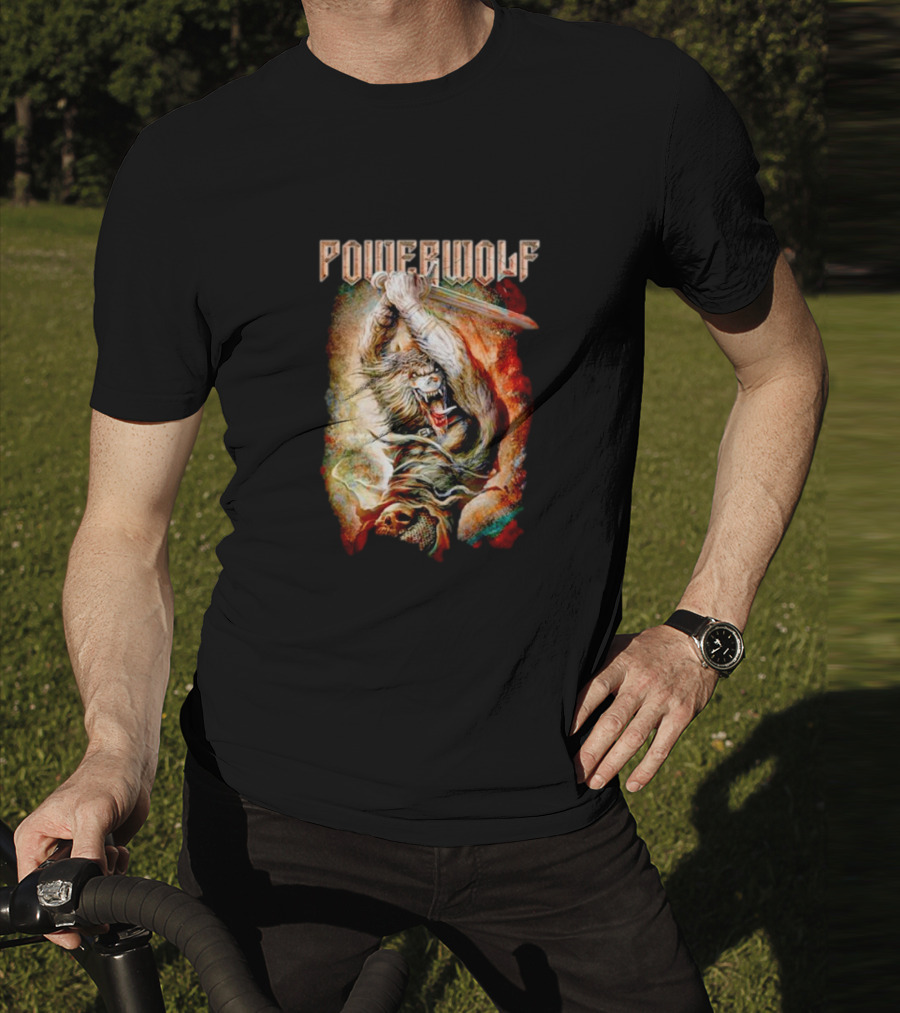 Powerwolf Wolves Of War Fearless Battle Charge T-Shirt