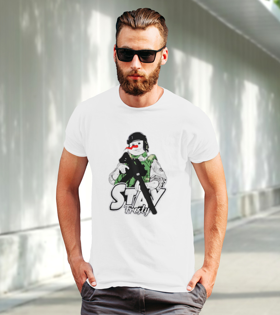 Stay Frosty Snowman Army T-Shirt