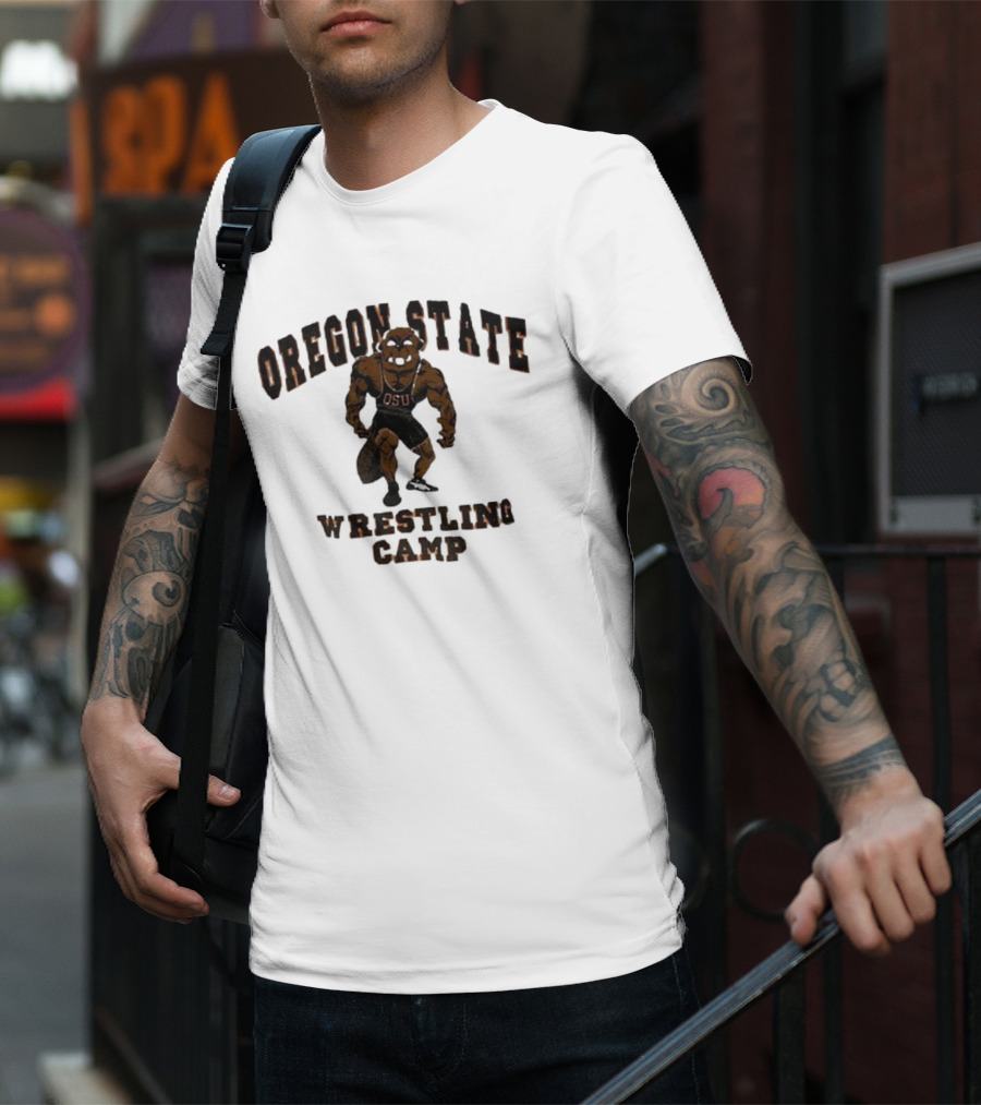 Oregon State OSU Wrestling Camp Vintage Beavers T-Shirt