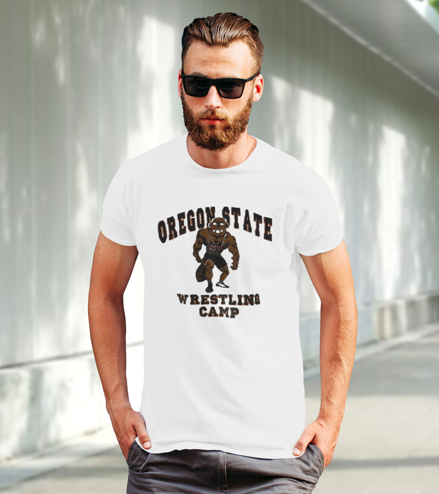 Oregon State OSU Wrestling Camp Vintage Beavers T-Shirt