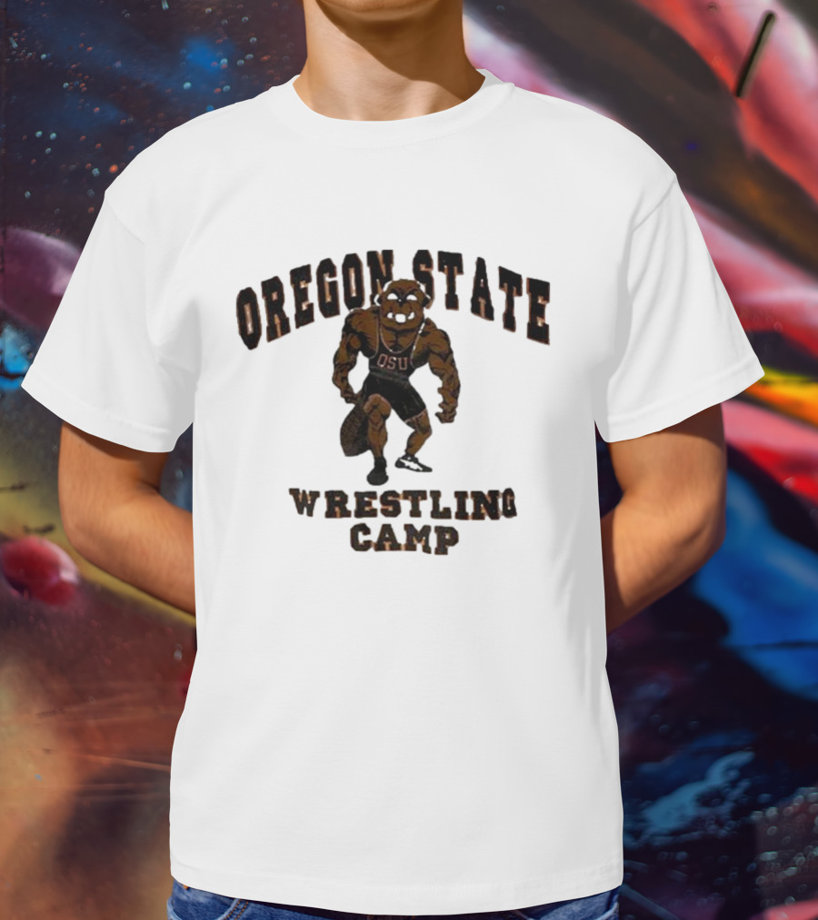 Oregon State OSU Wrestling Camp Vintage Beavers T-Shirt