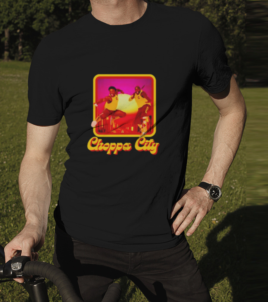 Atiba Choppa City Basketball Jump Action Duo In Yellow Outfits T-Shirt
