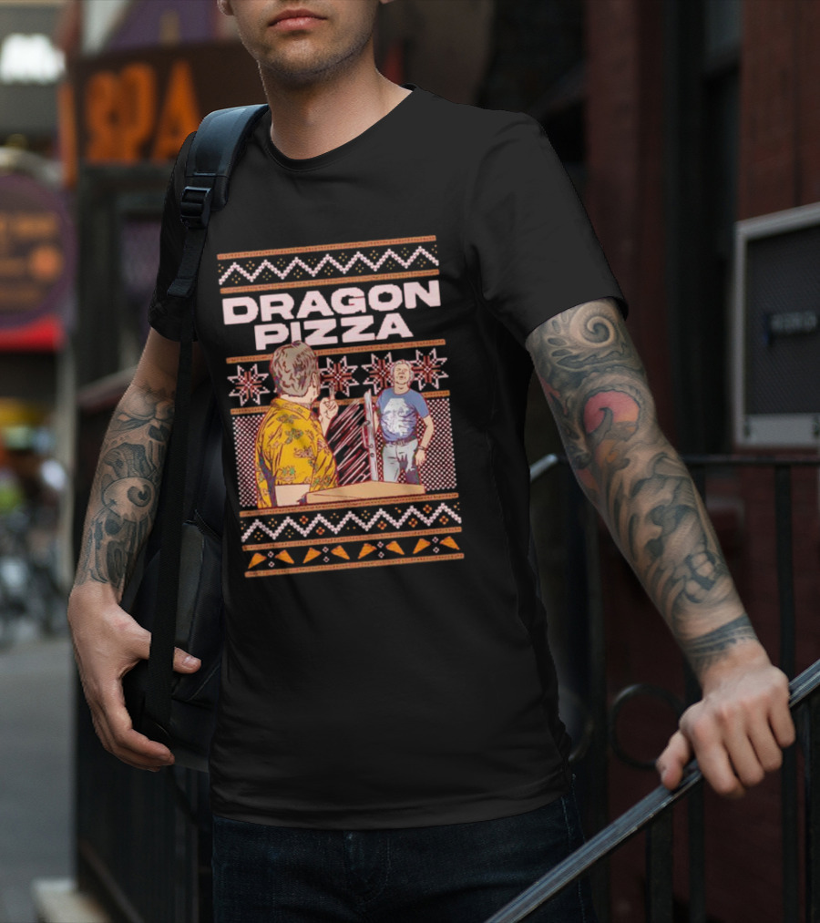 Dragon Pizza Dave Portnoy Retro T-Shirt