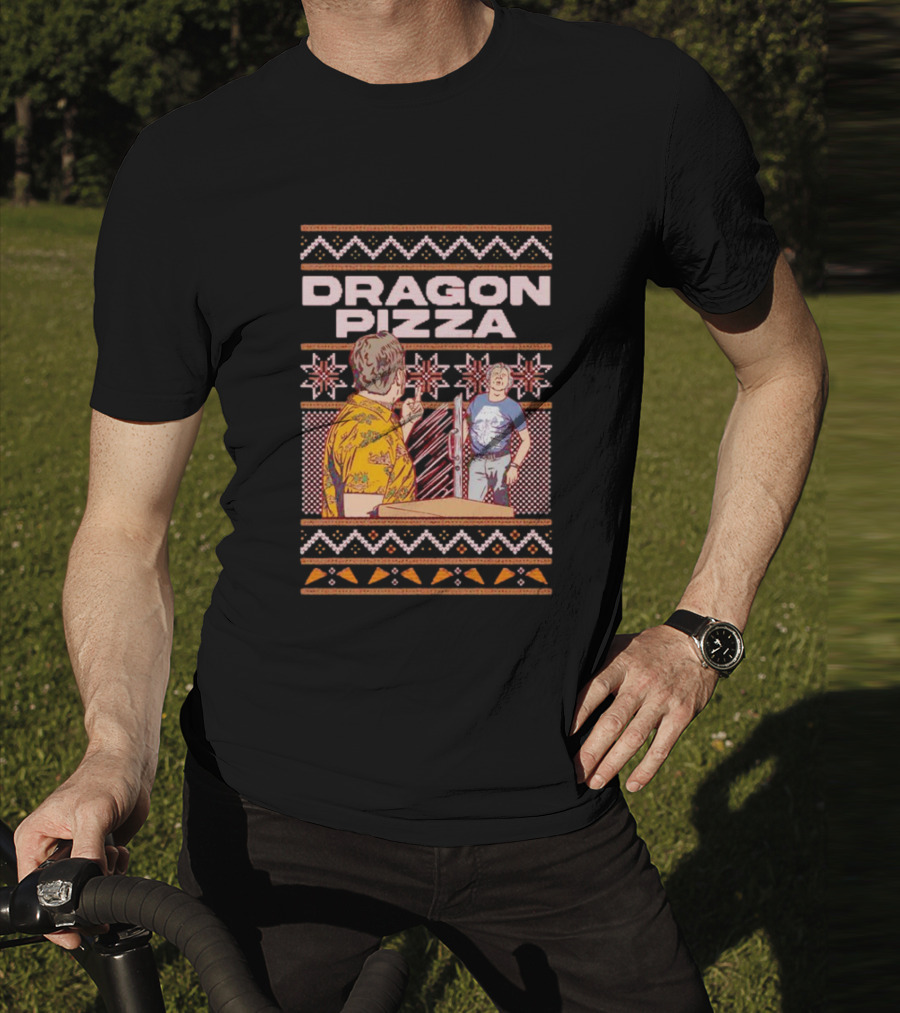 Dragon Pizza Dave Portnoy Retro T-Shirt