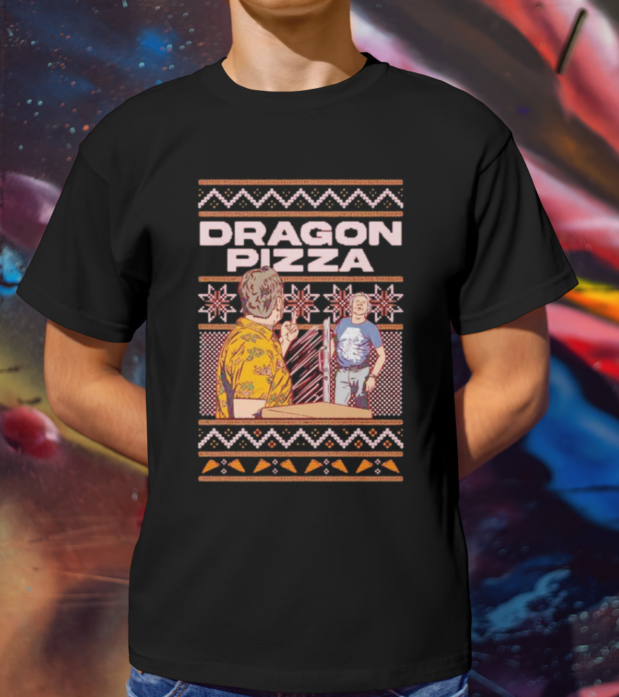Dragon Pizza Dave Portnoy Retro T-Shirt